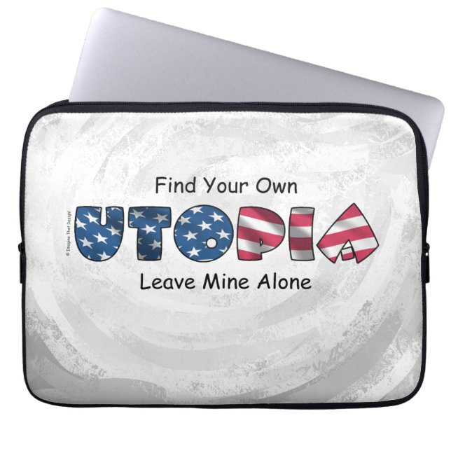 Funda Para Portátil Mi utopía (Frente)