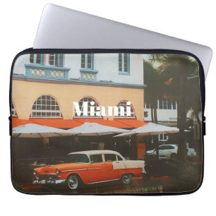 Funda Para Portátil Miami Ocean Drive Recuerdo de Viaje