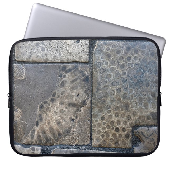 Funda Para Portátil Michigan Petoskey Stone Design (Frente)