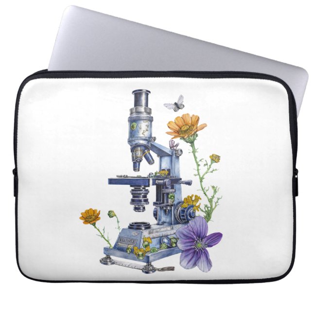 Funda Para Portátil Microscopio floral (Frente)