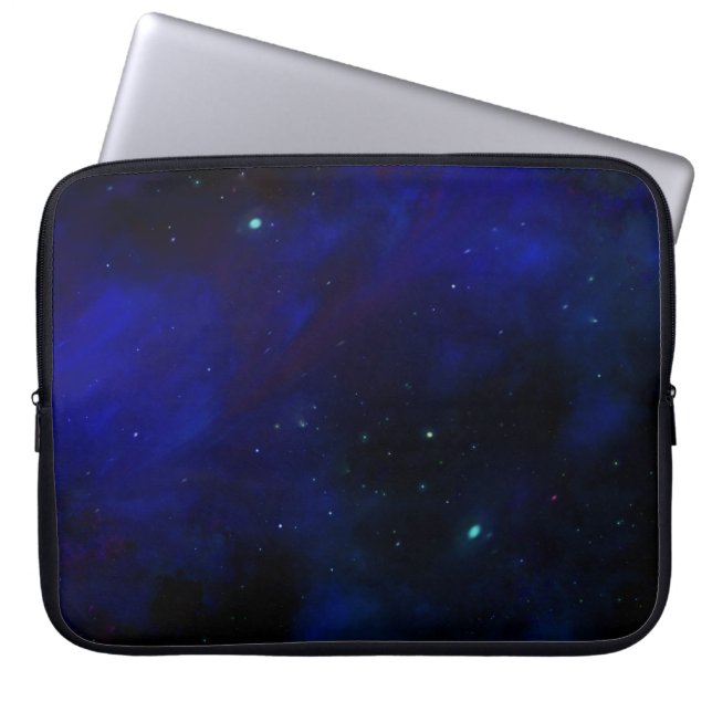 Funda Para Portátil Midnight Blue Sky with Stars (Frente)