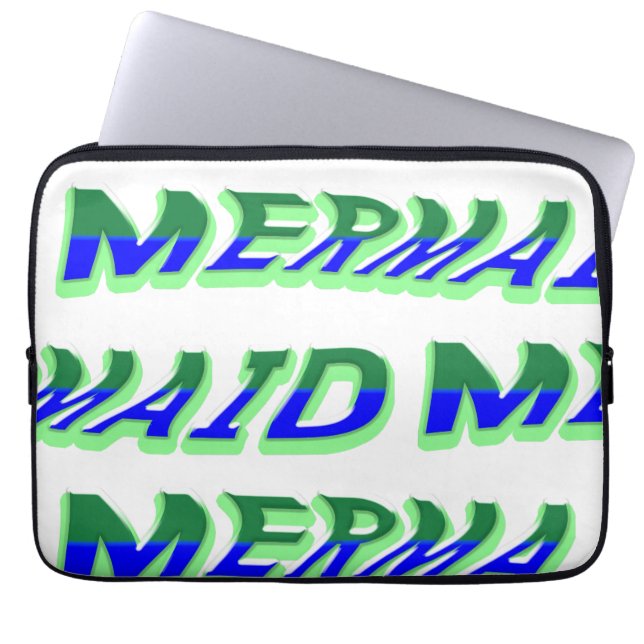 Funda Para Portátil Mikitiez océano mermaid venus azul mar (Frente)