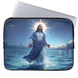Funda Para Portátil Milagro de Jesucristo paz espiritual del océano