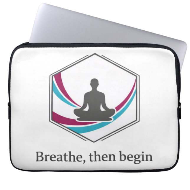 Funda Para Portátil Mindfulness Meditation Quote Design (Frente)