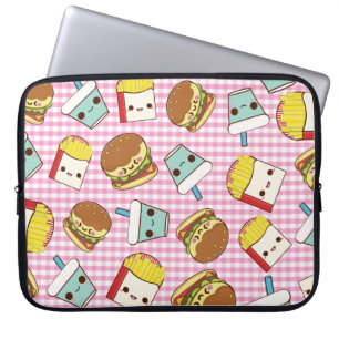 Funda Para Portátil Miniaturas de los alimentos de preparación rápid
