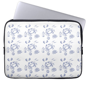 Funda Para Portátil Minimalismo de los alimentos marinos
