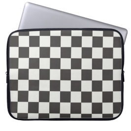 Funda Para Portátil Minimalist Charcoal Buffalo Check