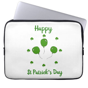 Funda Para Portátil Minimalista Feliz Día de San Patricio