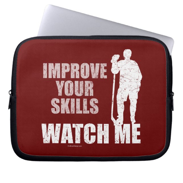 Funda Para Portátil Mírame (hockey) (Frente)