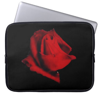 Funda Para Portátil Misterio suave del rosa rojo que brilla