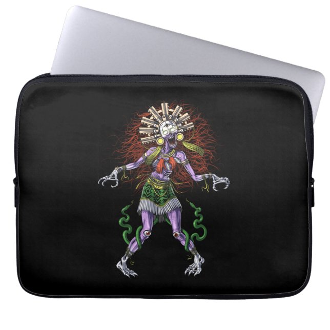 Funda Para Portátil Mitología azteca Deity Tzitzimitl (Frente)