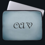 Funda Para Portátil Mochila de cadena de dibujo<br><div class="desc">Esta hermosa maleta de un portátil azul gris mantendrá su portátil al estilo. También puede ser personalizado para convertirlo en su propia laptop única.</div>