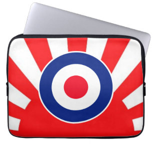 Funda Para Portátil MOD Target Roundel Sunburst Style