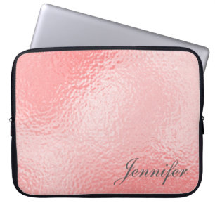 Funda Para Portátil Moda corta PINK impreso brillo PERSONALIZADO