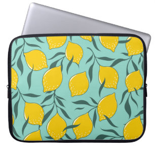 Funda Para Portátil Moda de arte limón Resumen sin problemas
