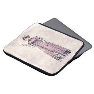 Funda Para Portátil Moda de la regencia - señora #6 - manga del