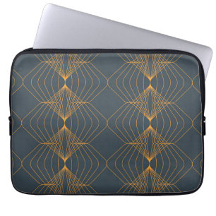 Funda Para Portátil Moda, diseño gráfico geométrico elegante y sencill