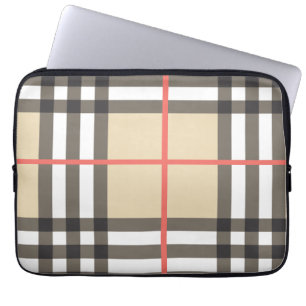 Funda Para Portátil Moda geométrica escocesa de diseño