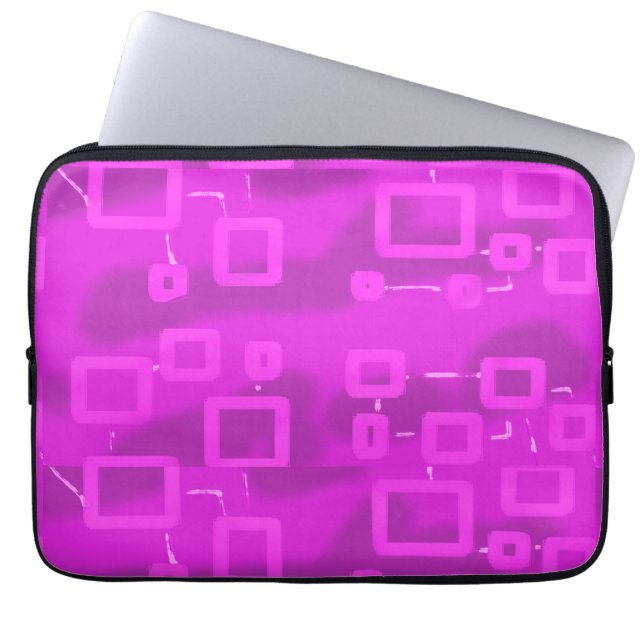 Funda Para Portátil Moda Geométrica Futurista (Frente)