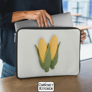 Funda Para Portátil Moda juguetona El jardín de la abuela Corn crochet