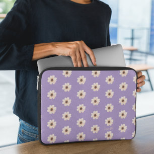 Funda Para Portátil Moda lavender Purple Floral