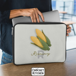 Funda Para Portátil Moda Nombre de maíz crochet moderno en el jardín d