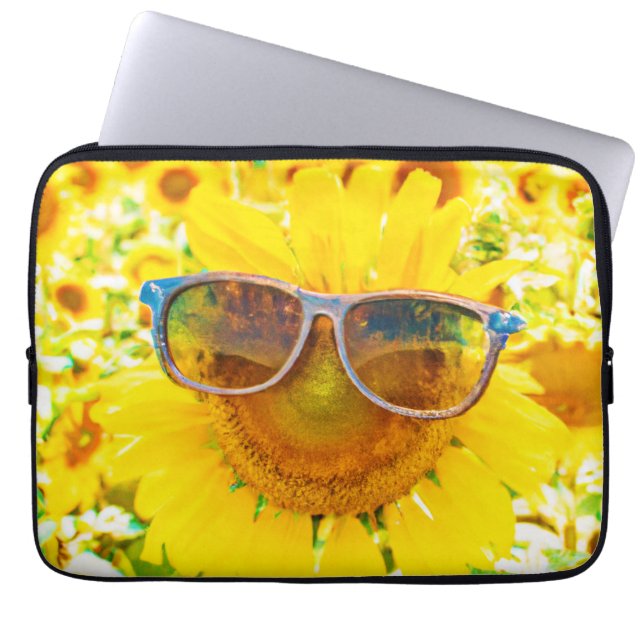 Funda Para Portátil Moda Sunflower Shades (Frente)