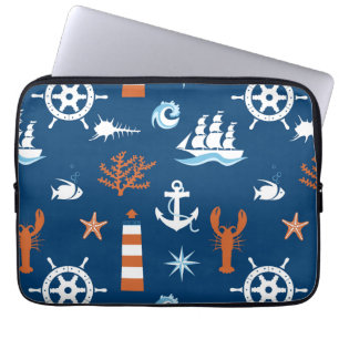 Funda Para Portátil Modelo 1 del tema del mar