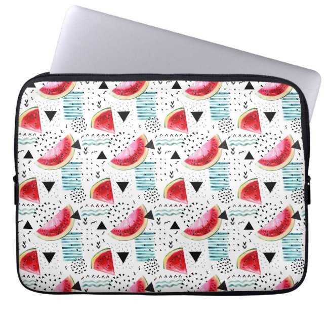 Funda Para Portátil Modelo abstracto de la sandía (Frente)