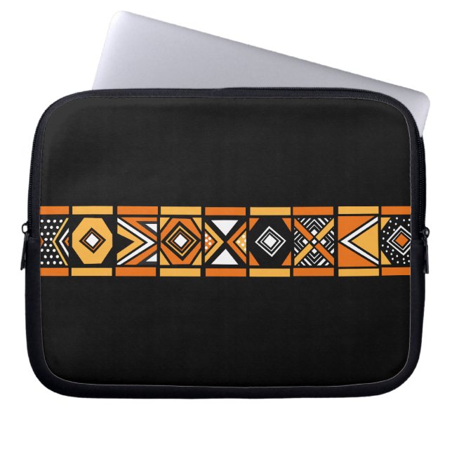 Funda Para Portátil Modelo africano del arte (Frente)