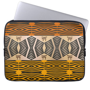 Funda Para Portátil modelo africano tribal étnico