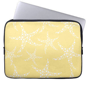 Funda Para Portátil Modelo amarillo y blanco de Sandy de las estrellas