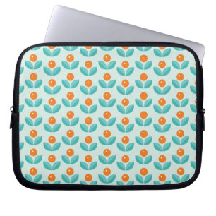 Funda Para Portátil Modelo anaranjado geométrico del estilo