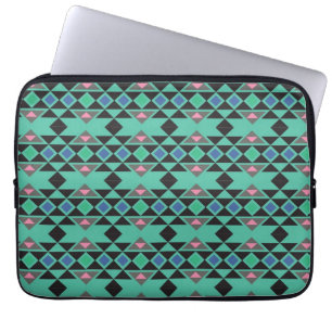 Funda Para Portátil Modelo azteca tribal geométrico del trullo del