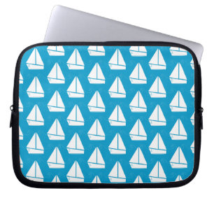 Funda Para Portátil Modelo azul claro del velero