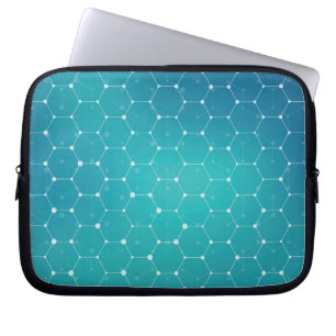 Funda Para Portátil Modelo azul de la DNA del trullo