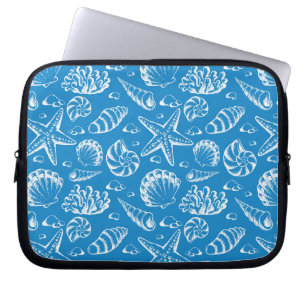 Funda Para Portátil Modelo azul de la playa