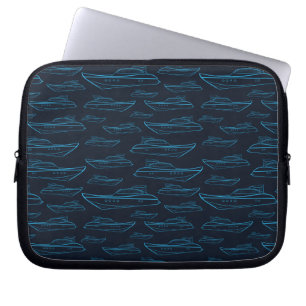 Funda Para Portátil Modelo azul del yate