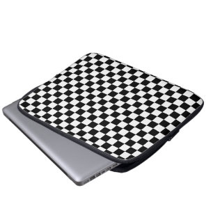 Funda Para Portátil Modelo blanco y negro del control