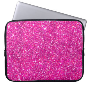 Funda Para Portátil Modelo brillante del falso purpurina de las rosas