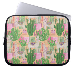Funda Para Portátil Modelo colorido de la llama de la acuarela