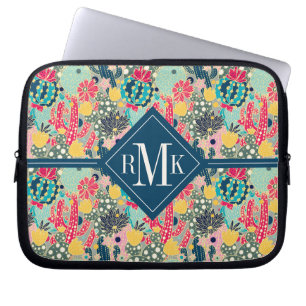 Funda Para Portátil Modelo colorido del cactus del lunar