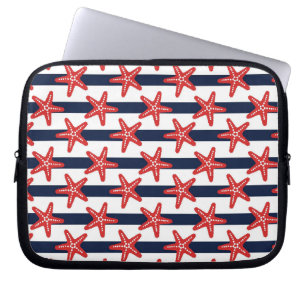 Funda Para Portátil Modelo de barras y estrellas