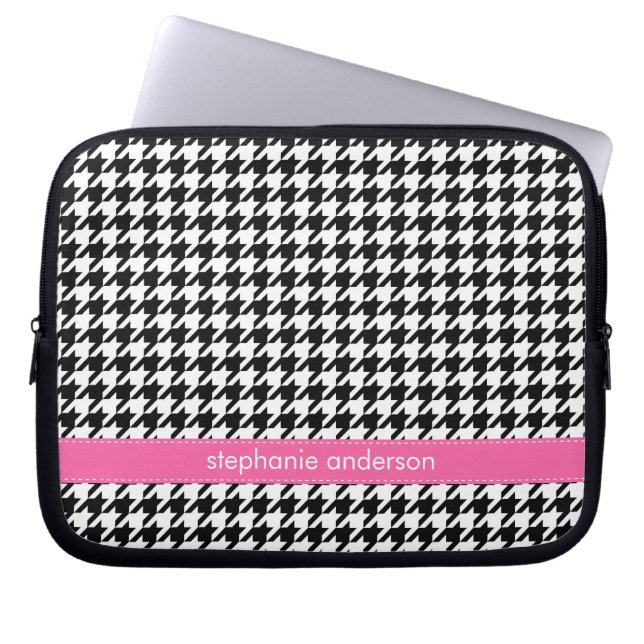 Funda Para Portátil Modelo de Houndstooth (Frente)