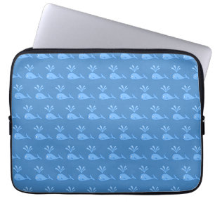 Funda Para Portátil Modelo de la ballena azul