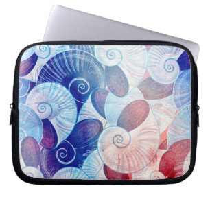 Funda Para Portátil Modelo de la escena del Seashell