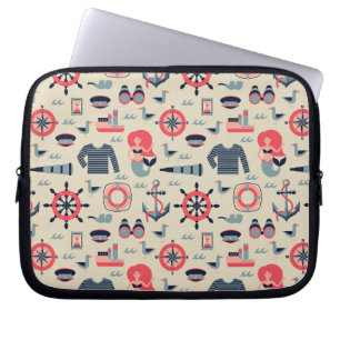 Funda Para Portátil Modelo de la vida marina