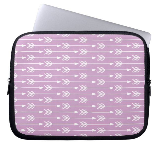 Funda Para Portátil Modelo de las flechas de la lavanda (Frente)