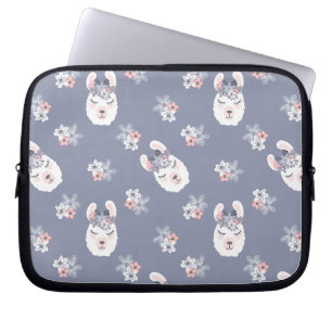 Funda Para Portátil Modelo de las llamas y de flores