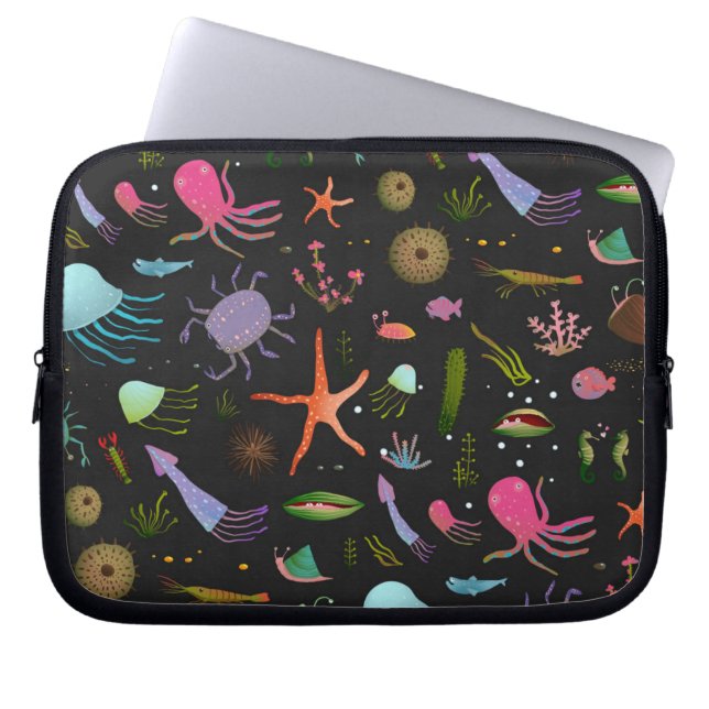 Funda Para Portátil Modelo de los Critters del mar (Frente)
